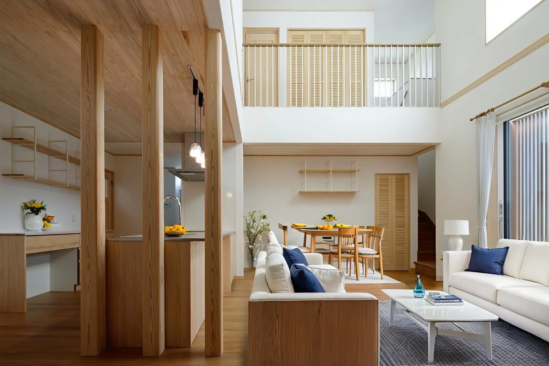 床暖房がなくても温かい暮匠の家