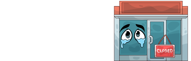 泣いている店、閉店