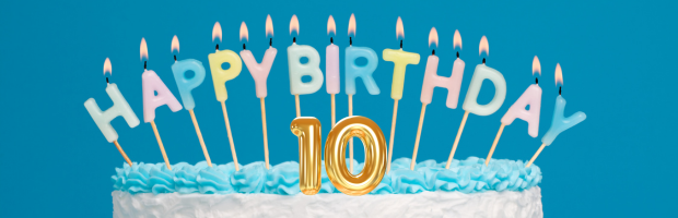 10周年バースデーケーキ