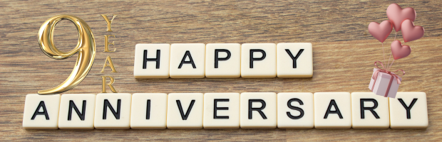 9周年記念ハッピーアニバーサリー