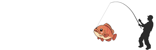 釣り人 シルエットと魚