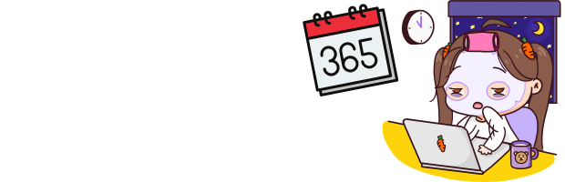 365日ブログ執筆中の疲れた女性